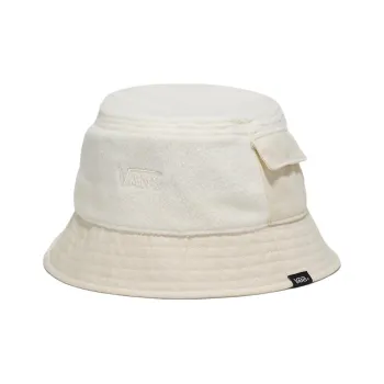 Vans Polyester Bucket Hats Unisex Cotton Candy White