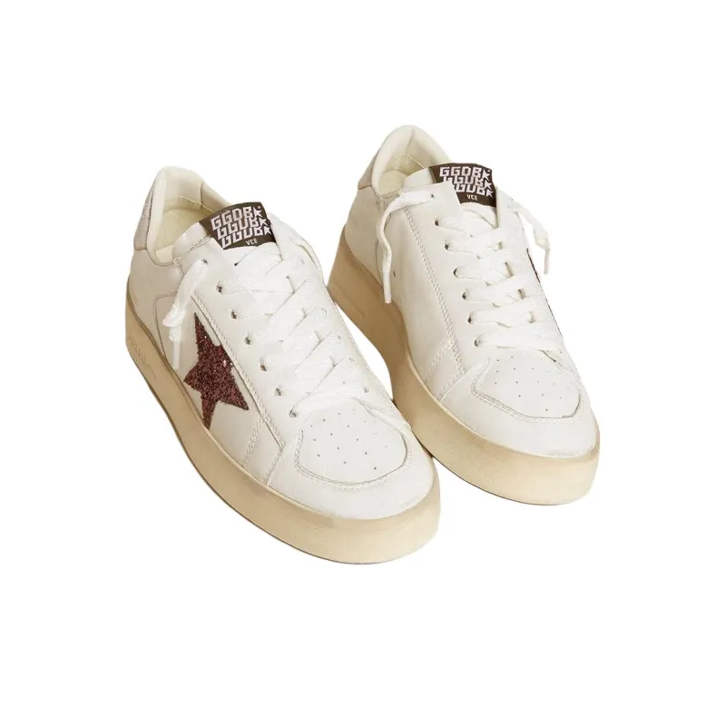 Golden Goose Stardan Low Top Skateboard Shoes Women's White-2
