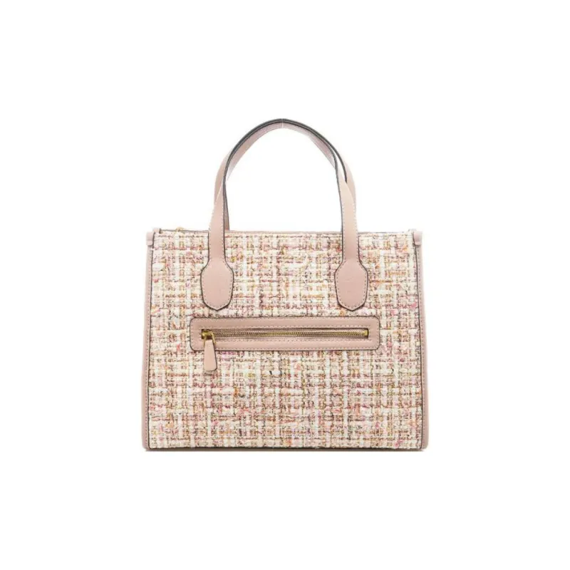 GUESS Tweed Shoulder Bag Crossbody Bag Handbag Regular Women's Pink-4
