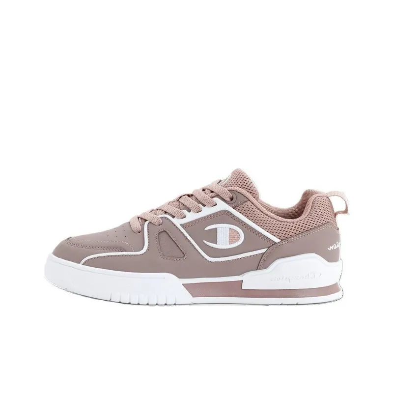 Champion Cushioning Anti Slip And Wear Resistant Low Top Casual Shoes Women's Gray Pink-0