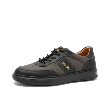 Satchi Low Top Skateboard Shoes Men's Black
