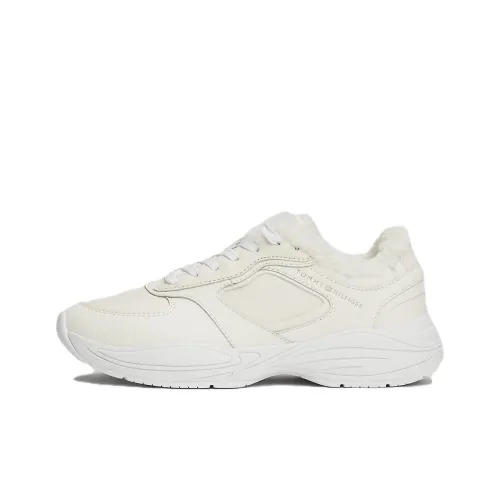 Tommy Hilfiger Slip-Resistant Warm Low-Top Running Shoes Women's White