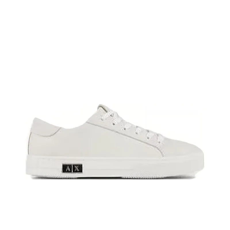 ARMANI EXCHANGE Logo-plaque Lace-up Sneakers-1