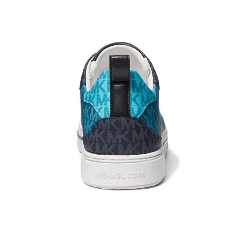 MICHAEL KORS Baxter Low-Top Stylish Skateboarding Shoes Men's White Blue-4