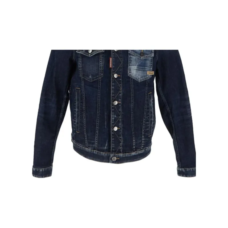 DSQUARED 2 FW22 Denim Jacket Men's Blue-8