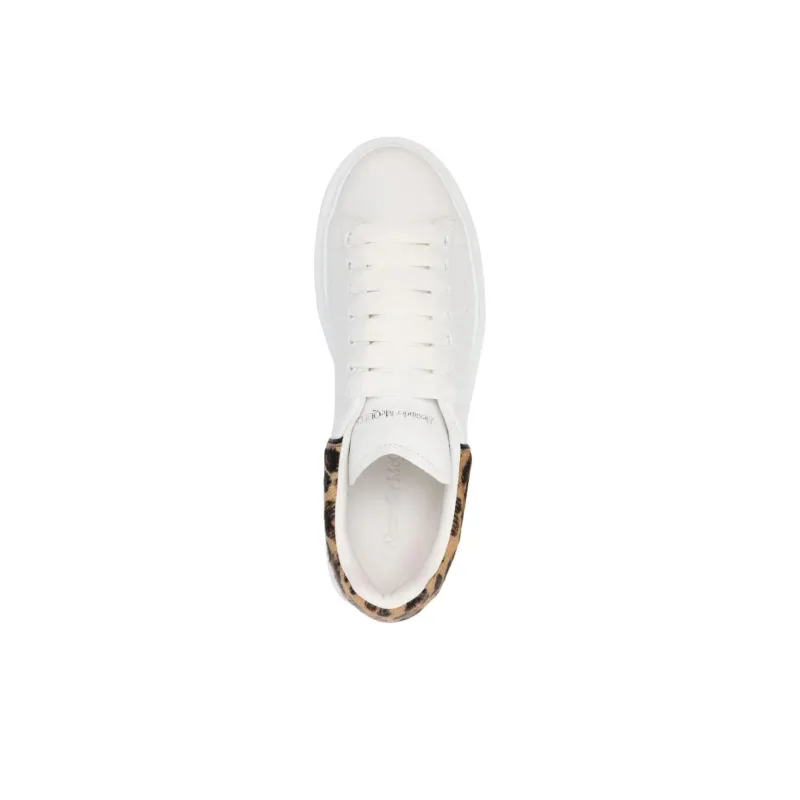 Alexander McQueen Leopard Detailed Lace Up Sneakers Women's-4