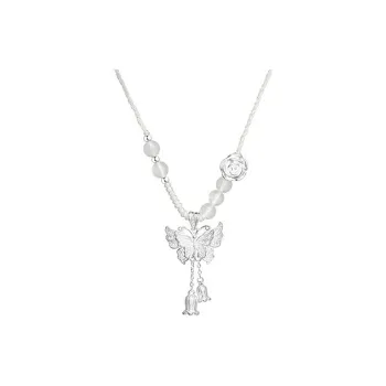FUSSEM S999 Fine Silver Necklaces Women's