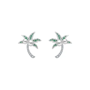 BABYBEI 925 Sterling Silver Elegant Versatile Vacation Stud Earrings Women's