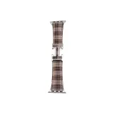H Plaid Magnetic Apple Style Image ~ Cream Apricot