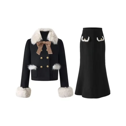 ABBY GODDESS Skirt Set Women's Black