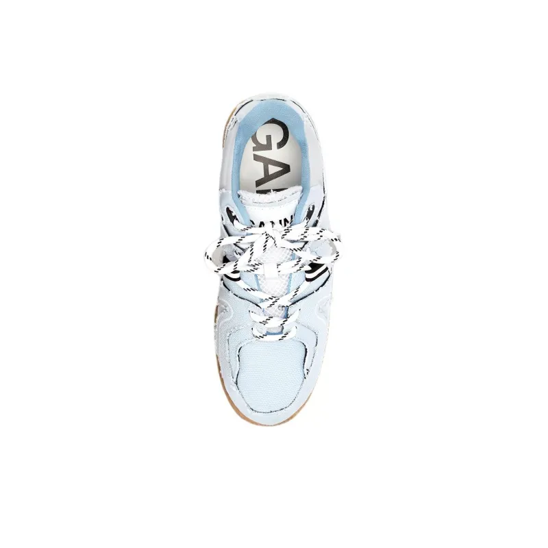 GANNI Low-Top Stylish Skateboarding Shoes Women's Light Blue-4