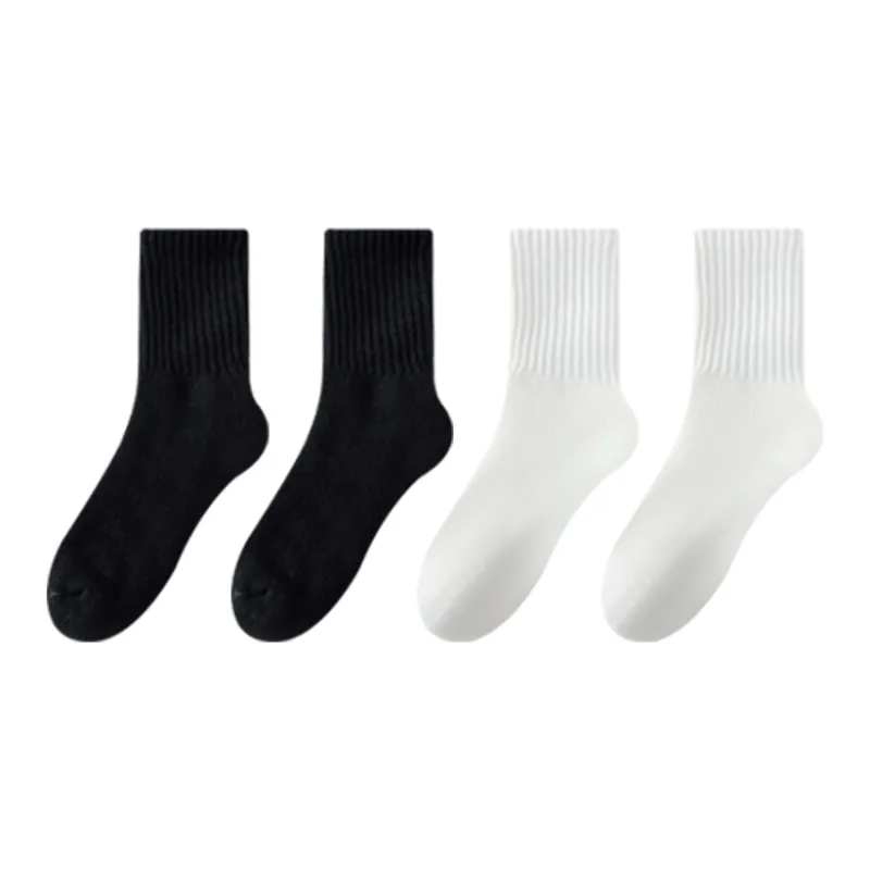 MIIOW Mid Calf Socks Women's 4 Pack-2