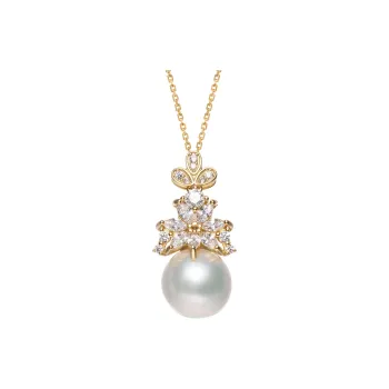ZHENZHUAOMI Freshwater Pearl Necklaces Women's