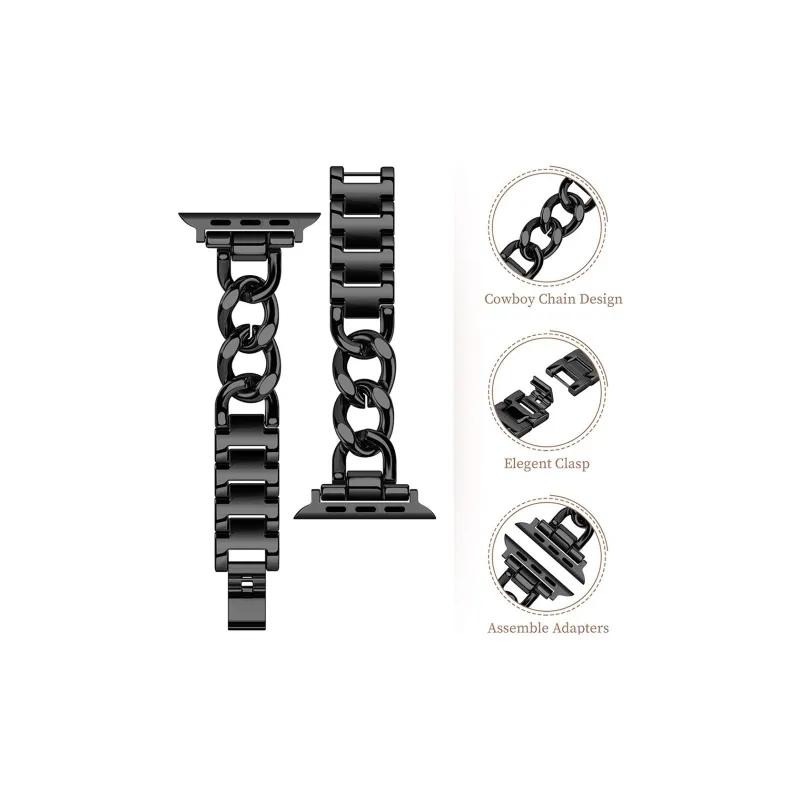 XINGYAAN Apple Compatibility Watch Band Metal-6