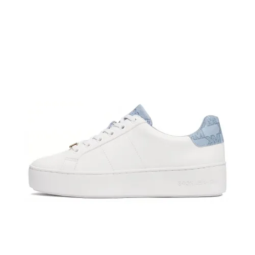 MICHAEL KORS Poppy Low-Top Skateboard Shoes Women's Blue White