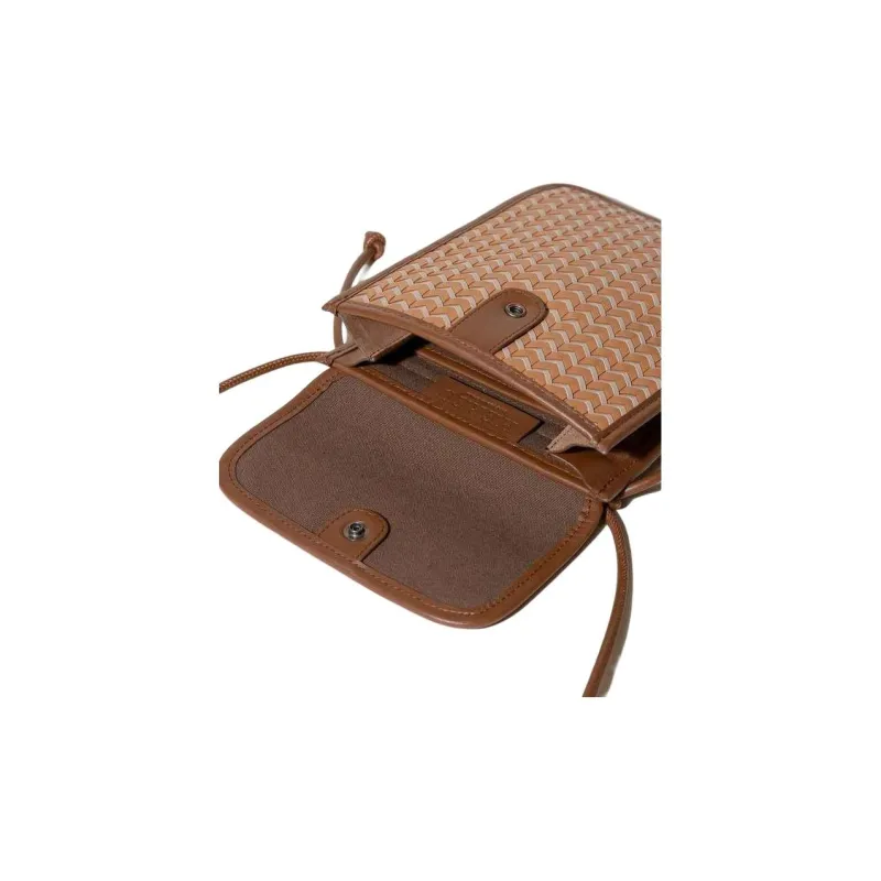 Hereu Lambskin Shoulder Bag, Crossbody Bag Women's Clay & Taupe-2