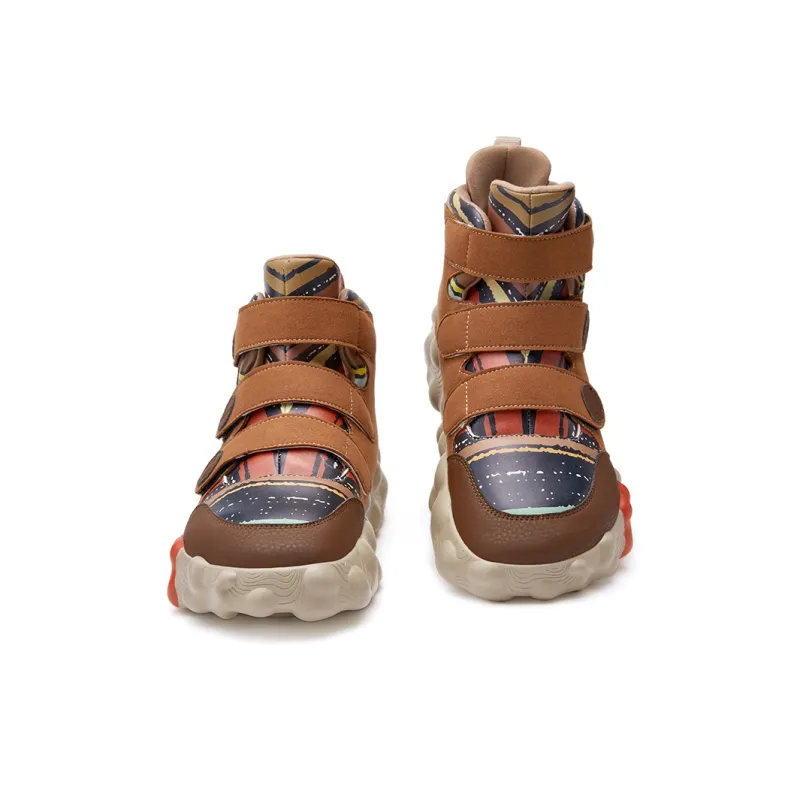 U.IN Figuras 5 Series High Top Casual Shoes Unisex-10