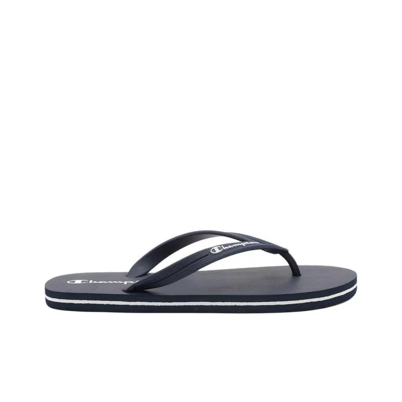 Champion Rubber Sole Abrasion-Resistant Flip Flops Men's Black-1
