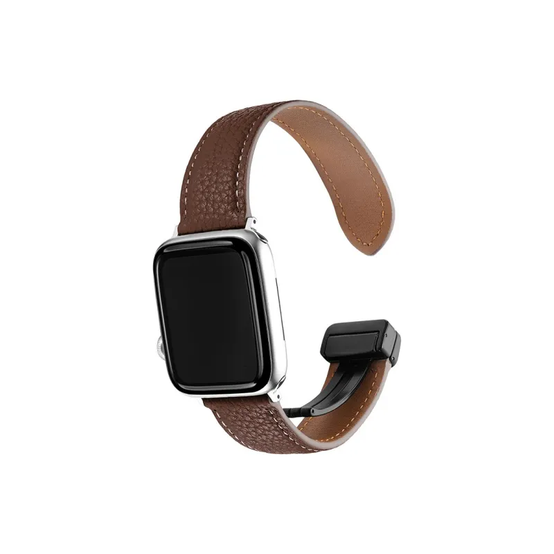 ZHENGGUANG Watch Band Apple Compatibility Cowhide Leather Material-11
