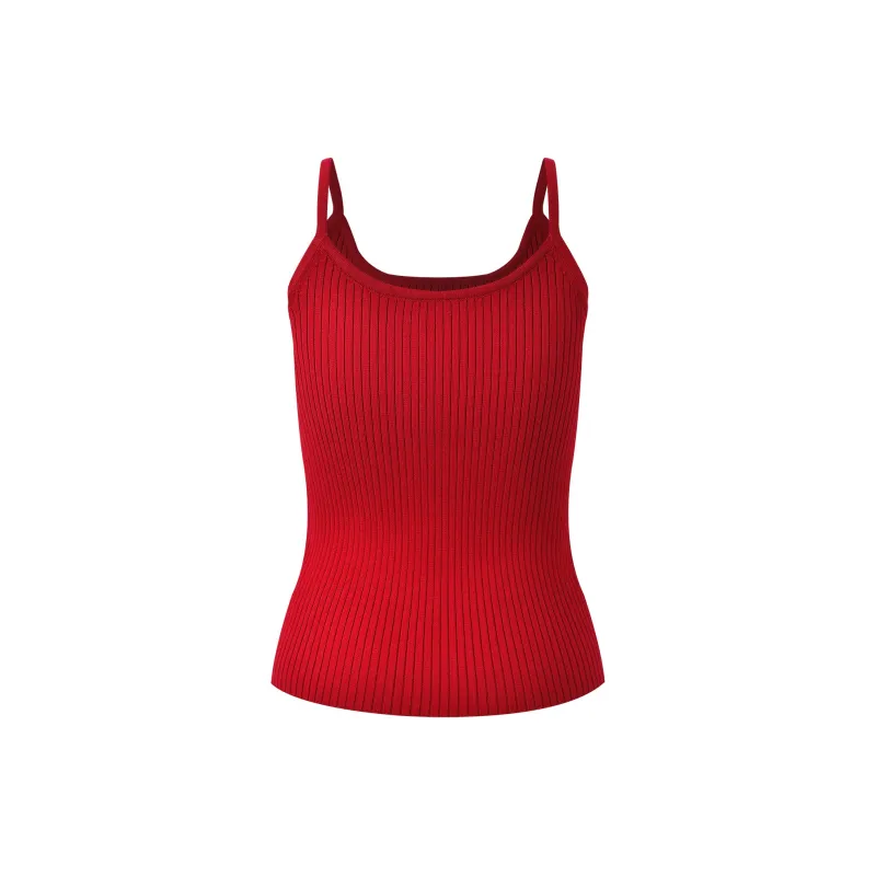 CHARM PICK Tank Tops Women's Red-1
