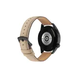 Plain Weave Pin Buckle Sheepskin Strap, Khaki
