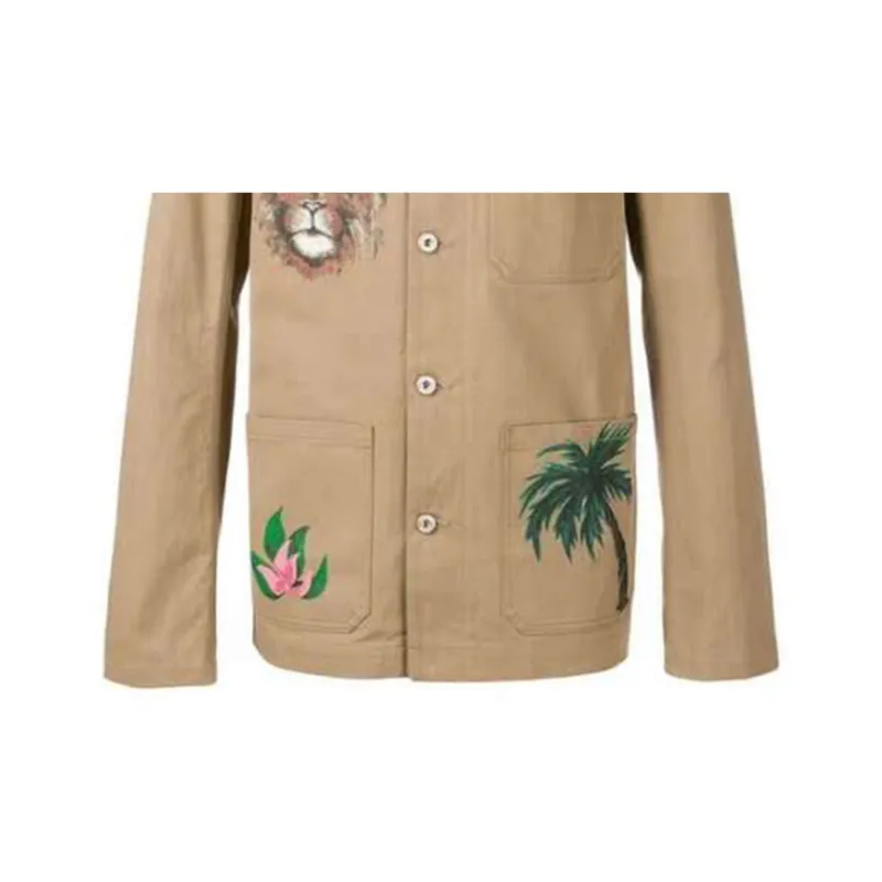 LOEWE Jackets Men Brown-5