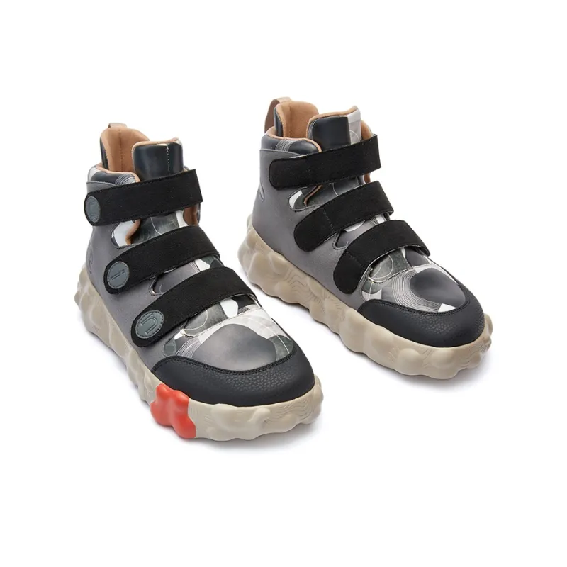 U.IN Figuras 5 Series High Top Casual Shoes Unisex-23