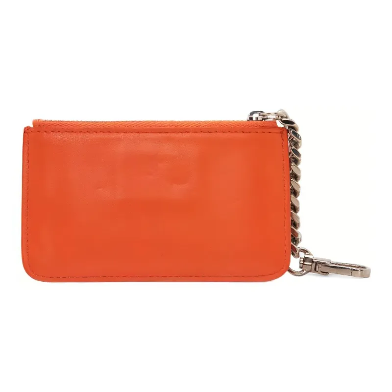 VERSACE La Medusa Cow Leather Handbag Coin Purse Regular Unisex Orange-2