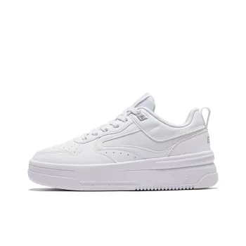 Erke Uninhibited Anti Slip Wear Resistant Low Top Skateboard Shoes Women's Erke White
