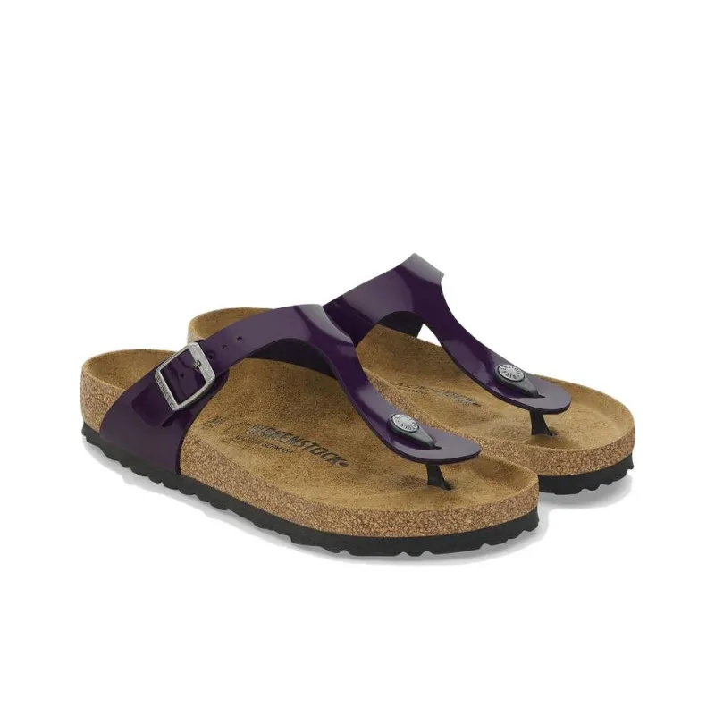 Birkenstock Gizeh Series EVA Slip-Resistant Flip Flops Women's Purple Regular-3
