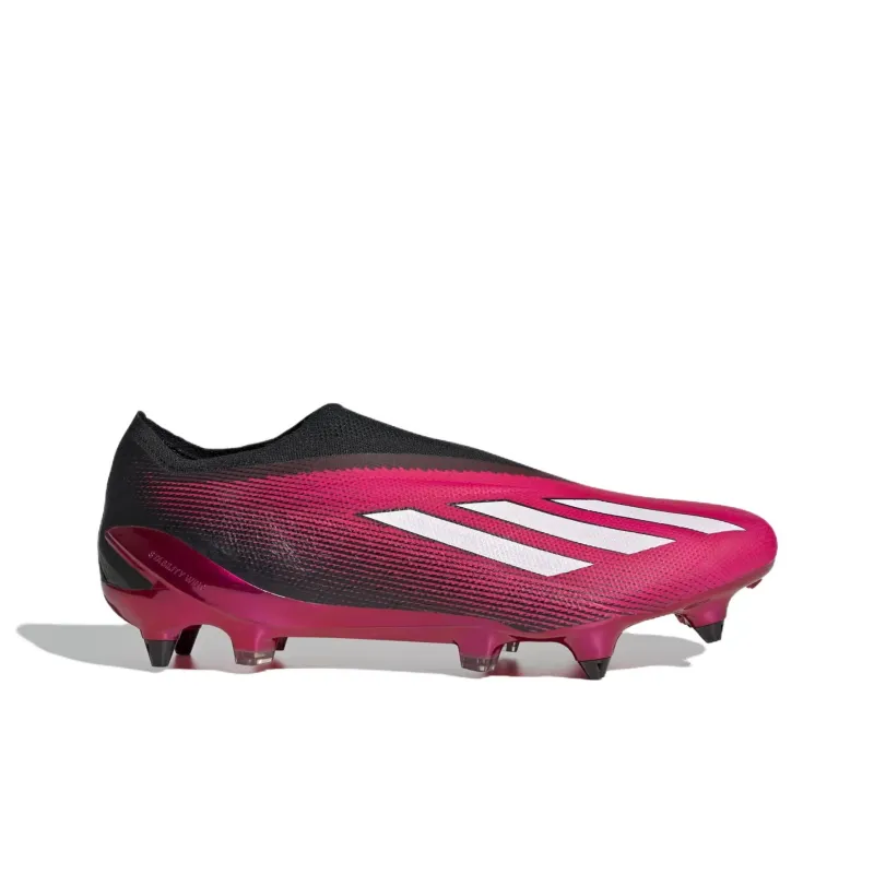 Adidas X Speedportal Anti Slip Wear Resistant Soccer Shoes Unisex Dark Pink-1