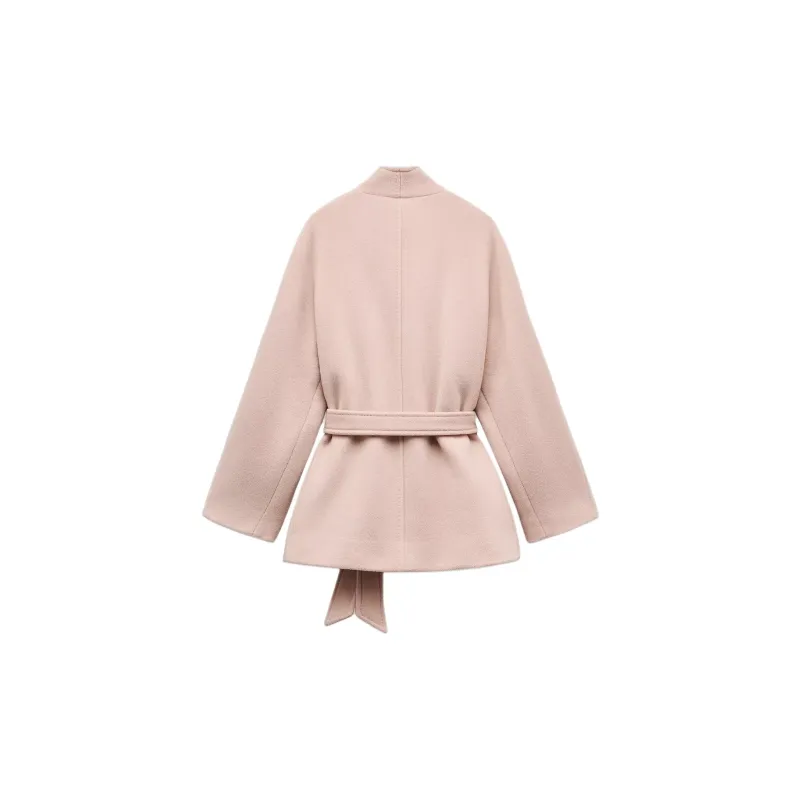 ZARA ZW Series Coats Women's Light Pink-1