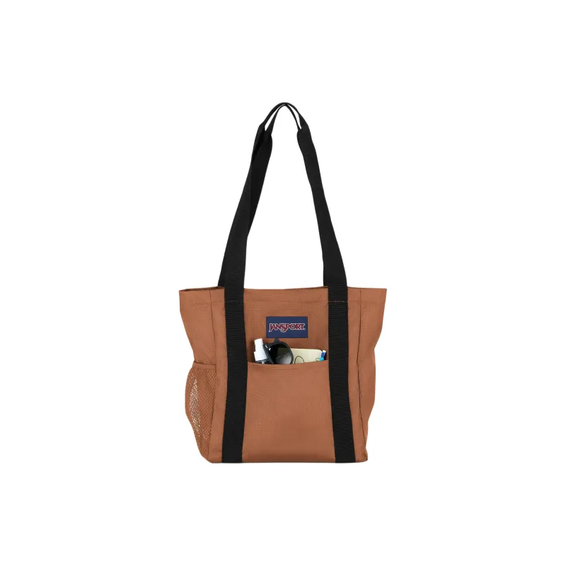 JanSport Polyester Tote Bag Shopping Bag Handbag Shoulder Bag Mini Unisex Brown-2