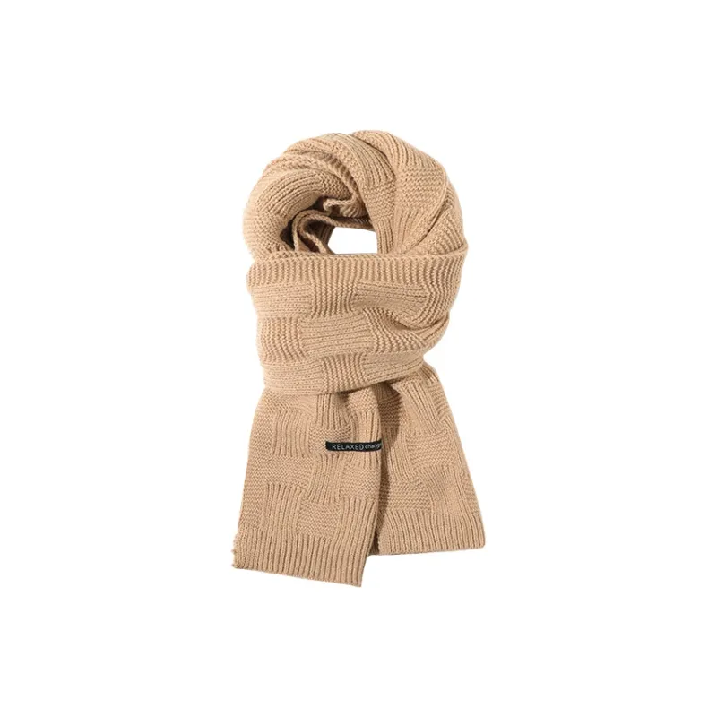 15 MINS Knit Scarves Unisex Multiple Colors-2