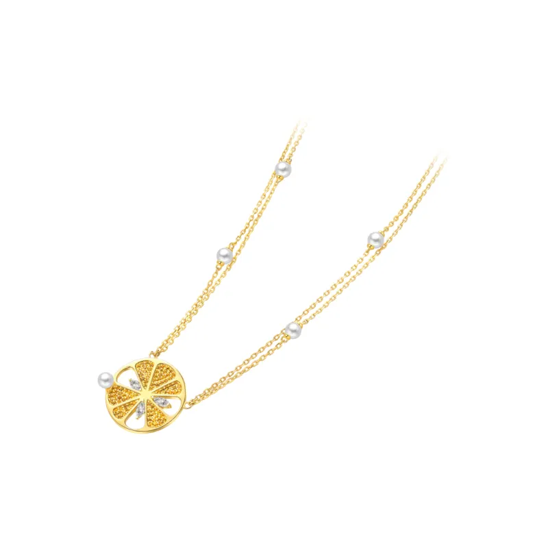 BABYBEI Synthetic Cubic Zirconia Necklaces Women's-1