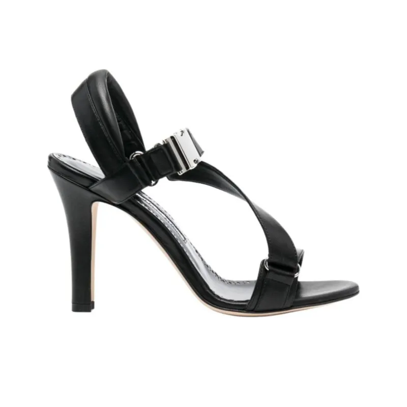 MANOLO BLAHNIK Strap Sandals Women's Black-1
