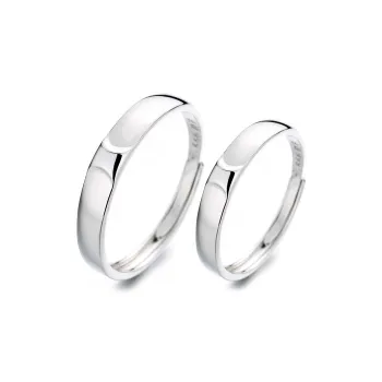 KLFOOK 999 Fine Silver Rings Unisex