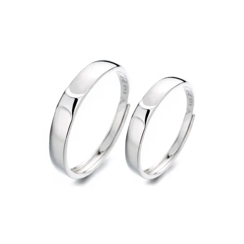 KLFOOK 999 Fine Silver Rings Unisex