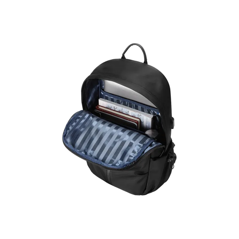 PIERRE CARDIN Fabric Backpack Regular Men's Black-3