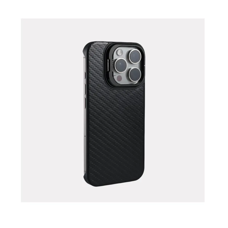 DEPA Genuine Leather Material Frameless Stand Magnetic Phone Cases Applicable To Apple-1