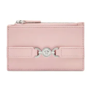FANSIZHE Medusa '95 Cow Leather Card Holder Women's 1Light Pink Red