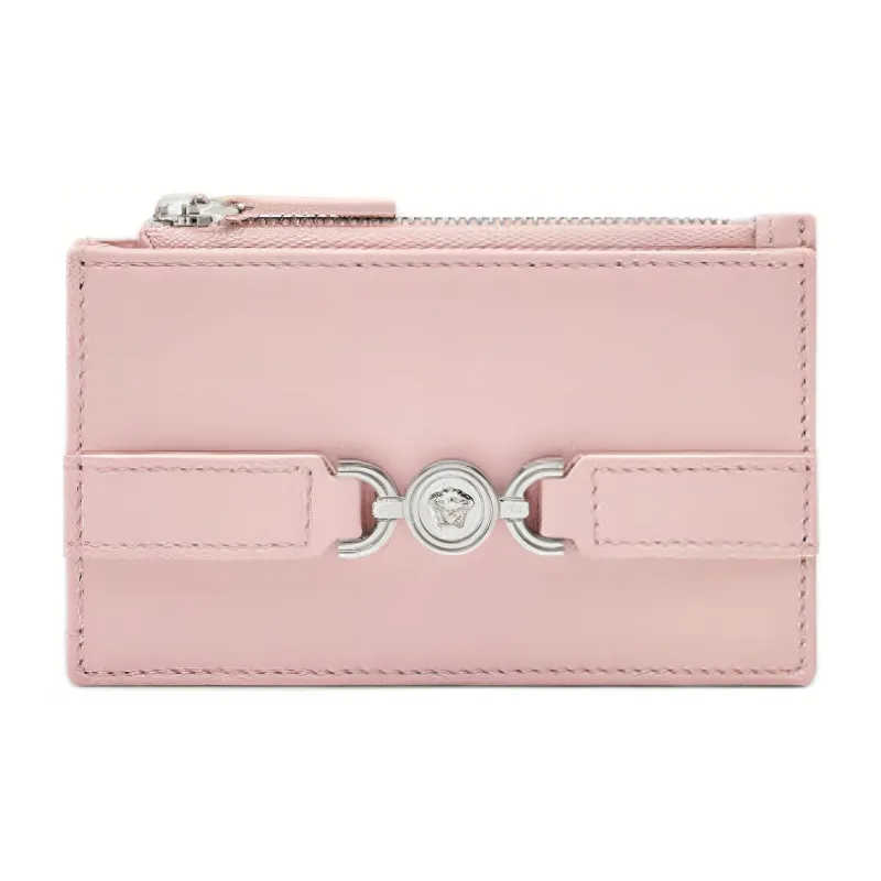 FANSIZHE Medusa '95 Cow Leather Card Holder Women's 1Light Pink Red-0