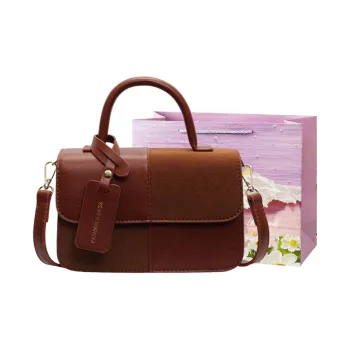 Bansusu PU Crossbody One Shoulder Handbag Women's Brown/Coffee/Black/Red