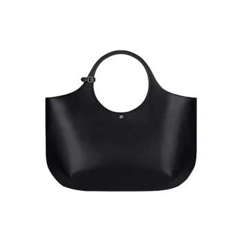 COURREGES Logo Plaque Large Holy Tote Bag