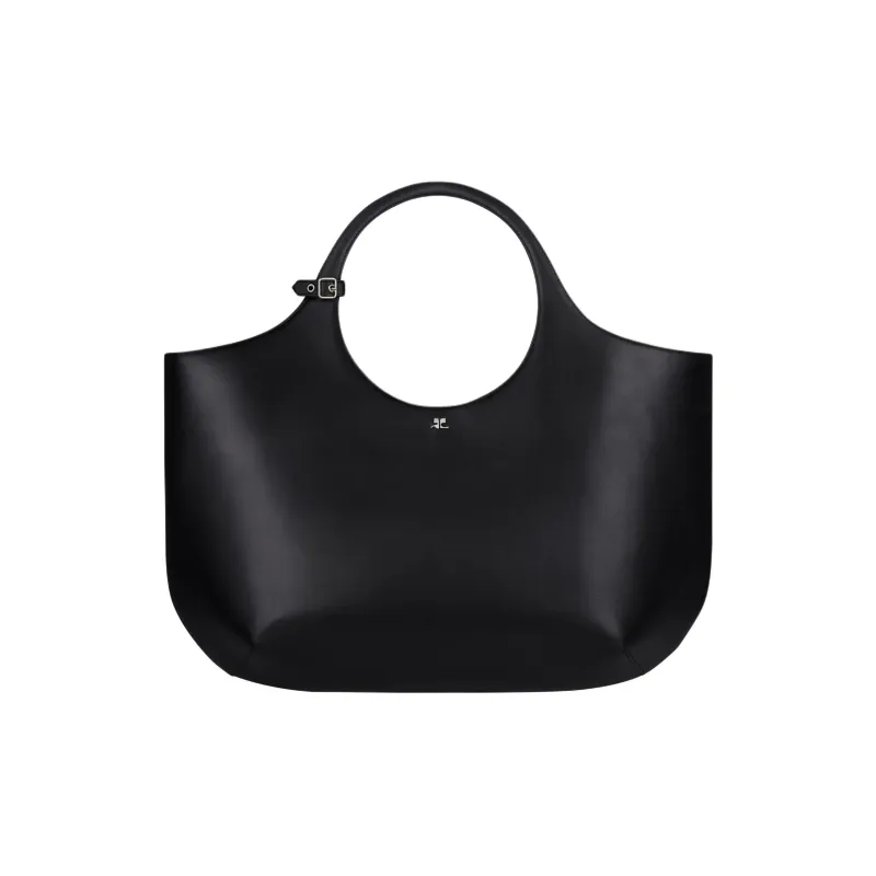 COURREGES Logo Plaque Large Holy Tote Bag-0