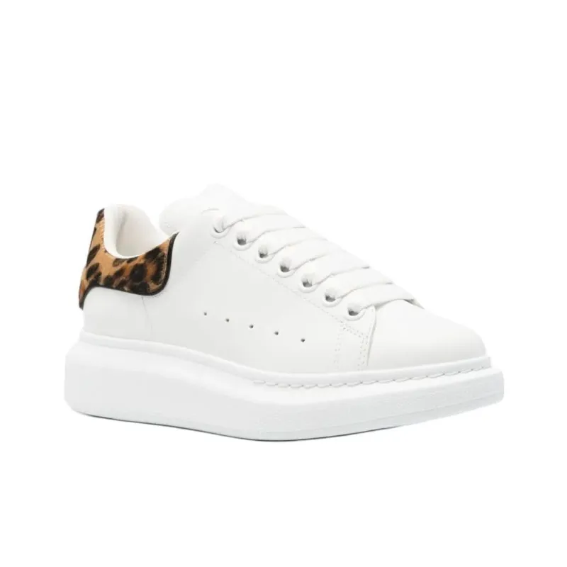 Alexander McQueen Leopard Detailed Lace Up Sneakers Women's-2
