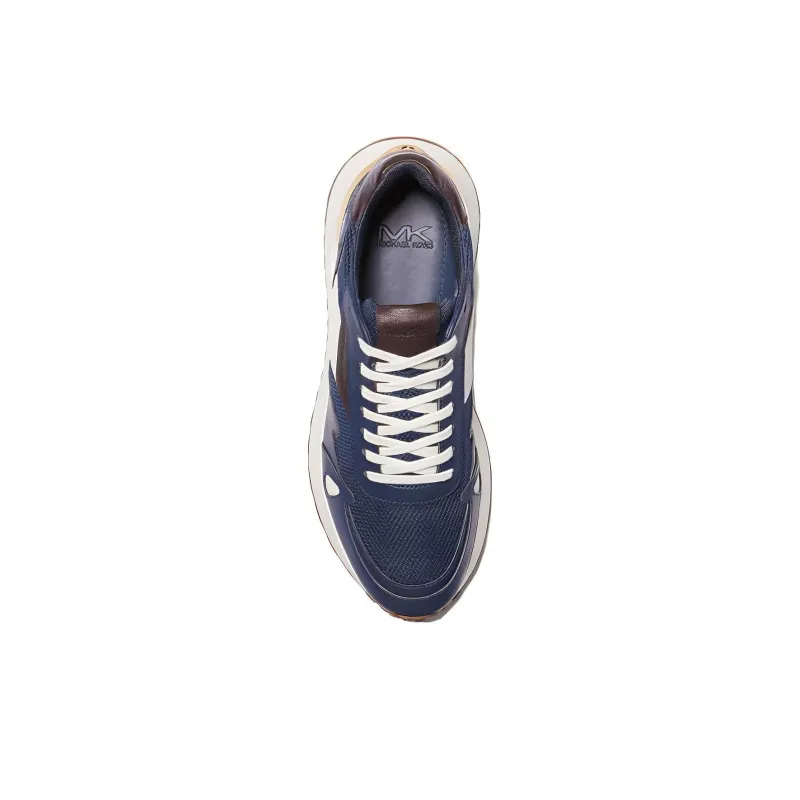 MICHAEL KORS Miles Breathable Low Top Casual Shoes Men's Blue White-3