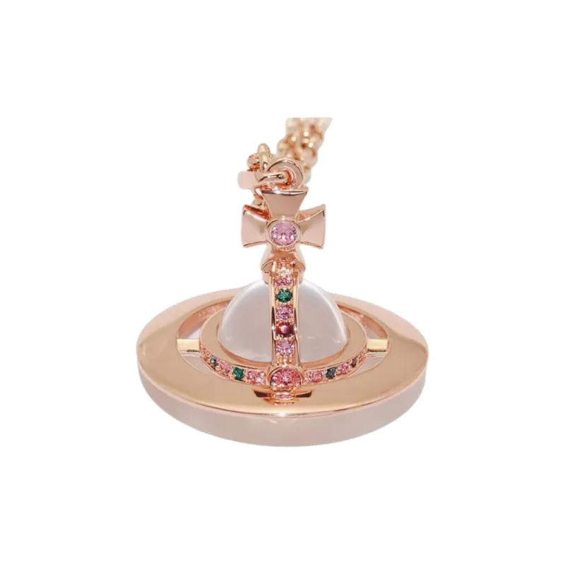 Vivienne Westwood Brass Necklaces Women's Rose Gold-2