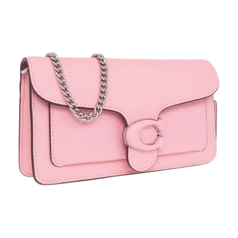 COACH Tabby Cow Leather Wrist Bag Shoulder Bag Crossbody Bag Regular Women's Pink-1