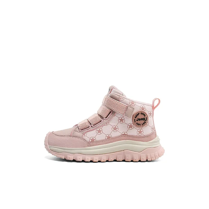 Jeep Slip Resistant Anti Kick Abrasion Resistant Thermal Height Increasing High Top Kids Lifestyle Shoes Kids'-0